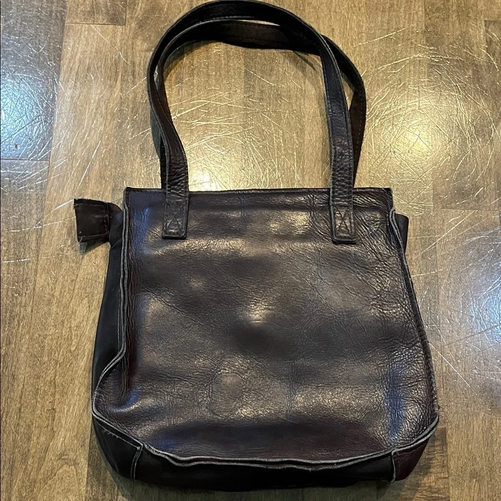 Elegant vintage brown Leather Bag